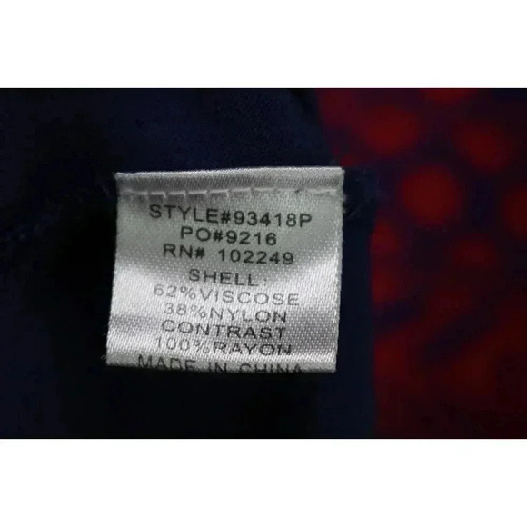 Skies are Blue-Aztec-Sleeveless Dress-Large Petite-Lined-Mixed Materials - Picture 4 of 7